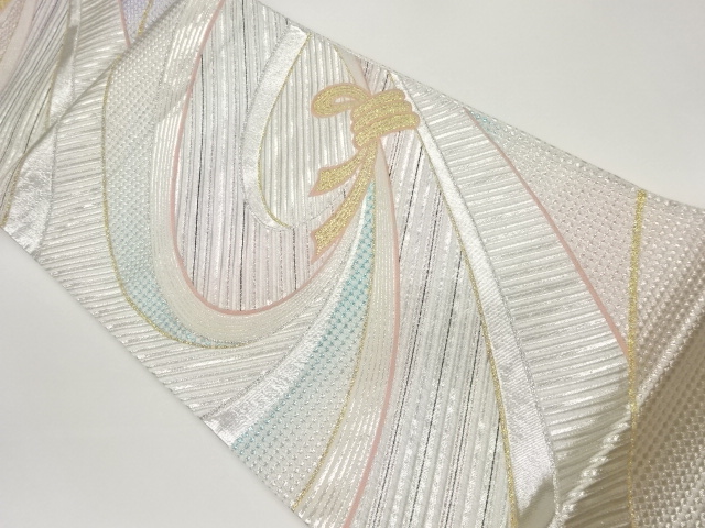 JAPANESE FUKURO OBI / WOVEN NOSHI PATTERN